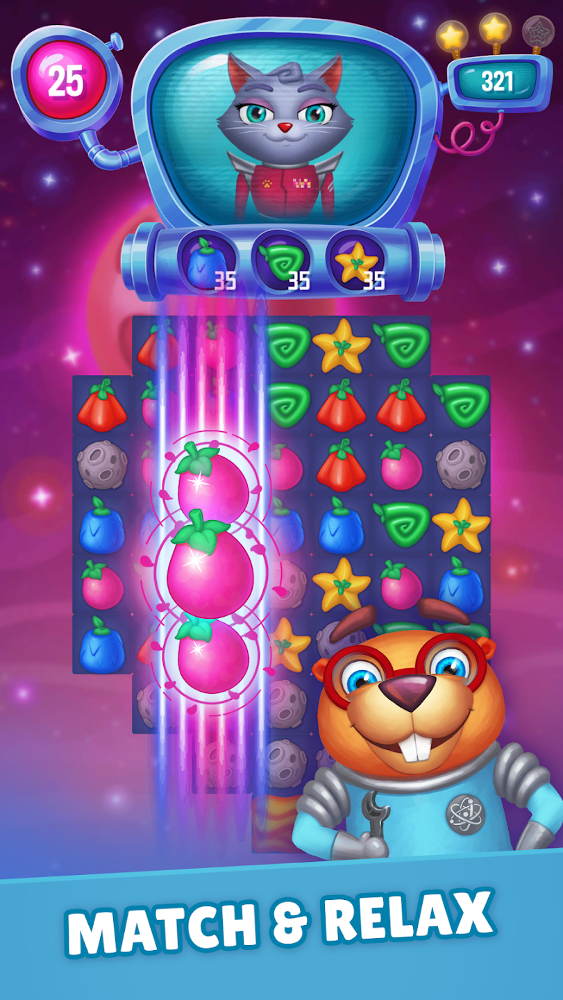 Space Matchers gameplay